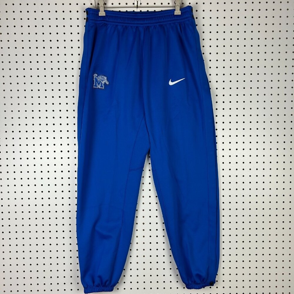 Nike Memphis Tigers Basketball Large Sweatpants NWT Blue Tear Away Penny Warm Up